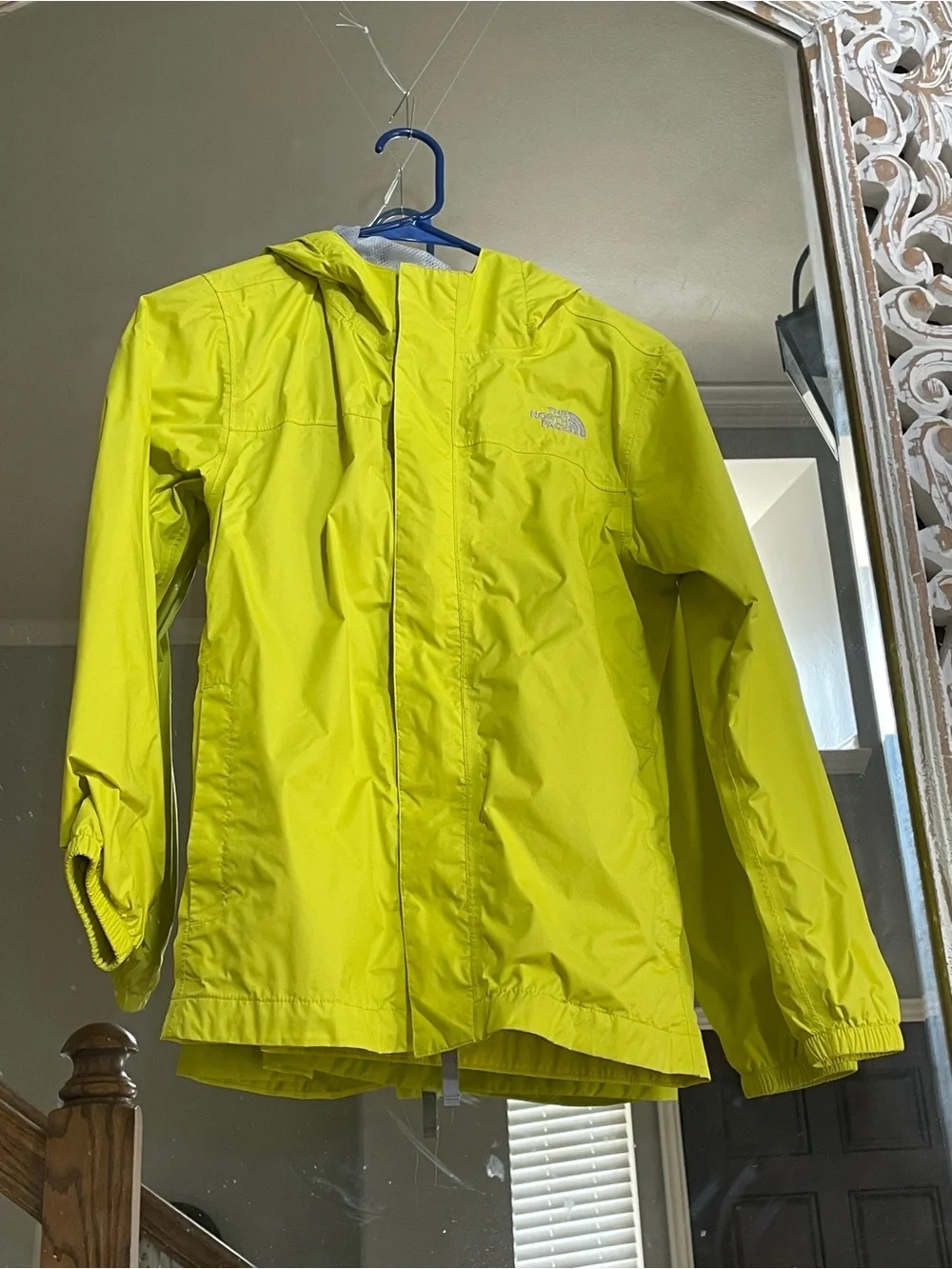 The North Face High-Vis Lime Hooded Shell Jacket